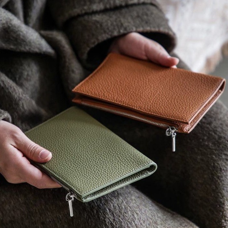 Men'S Accessories Wallet - ซองใส่พาสปอร์ตหนังกันน้ำ กระเป๋าใส่บัตรเครดิตสำหรับเดินทาง น่ารัก สำหรับผู้หญิง/ผู้ชาย ซองใส่พาสปอร์ตแบบมีซิป