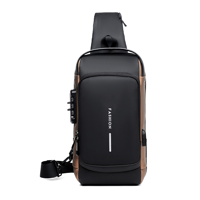 Men Accessories For Travel - กระเป๋าคาดลำตัวผู้ชายอเนกประสงค์ ป้องกันการโจรกรรม มีช่อง USB กระเป๋าสะพายข้าง กระเป๋าเดินทาง