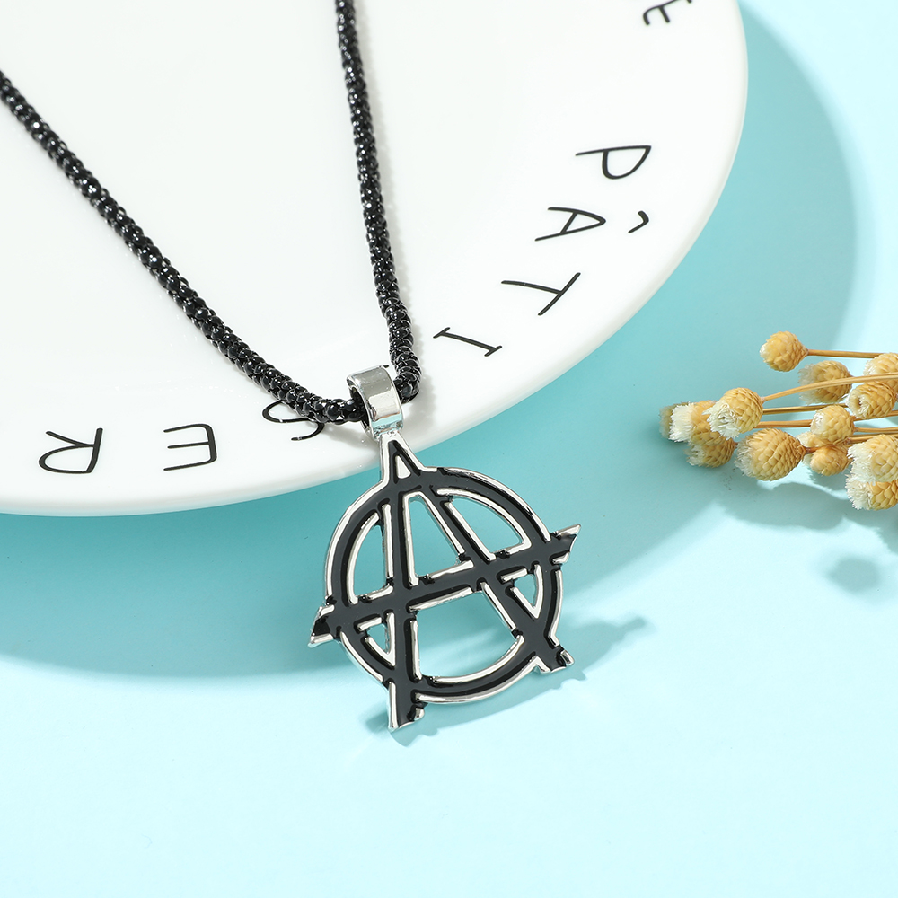 Men'S Accessories And Jewelry - ภาพยนตร์อเวนเจอร์ส ซิมโบล ตัวอักษร A โลโก้สร้อยคอวินเทจ อนาธิปไตย