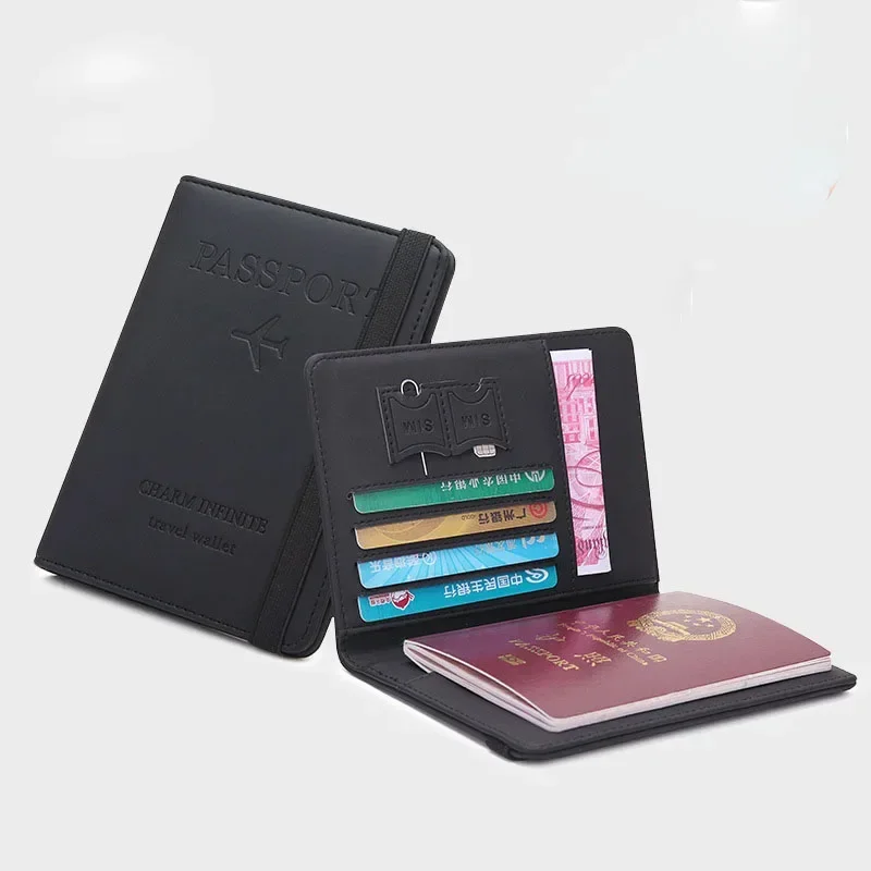 Men'S Accessories Wallet - ผู้หญิงผู้ชายกระเป๋าเดินทางผู้ถือหนังสือเดินทาง PU หนังบัตรเครดิตผู้ถือกรณีตั๋วป้องกันกระเป๋าสตางค์กระเป๋า