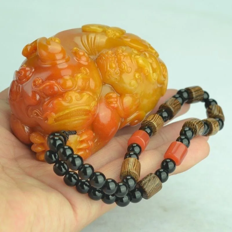 Men'S Accessories Chain - ธรรมชาติ Huang Longyu Pixiu จี้สร้อยคอสร้อยคอสร้อยคอสร้อยคอสร้อยคอสร้อยคอสร้อยคอสร้อยคอสร้อยคอสร้อยข้อมืออัญมณีแฟชั่นอุปกรณ์เสริมมือแกะสลัก Man