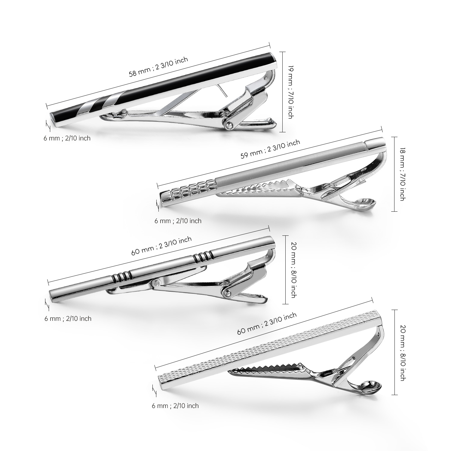 Tie คลิปสําหรับชายธุรกิจ Minim - Cufflink Box Set บทวิจารณ์และราคา