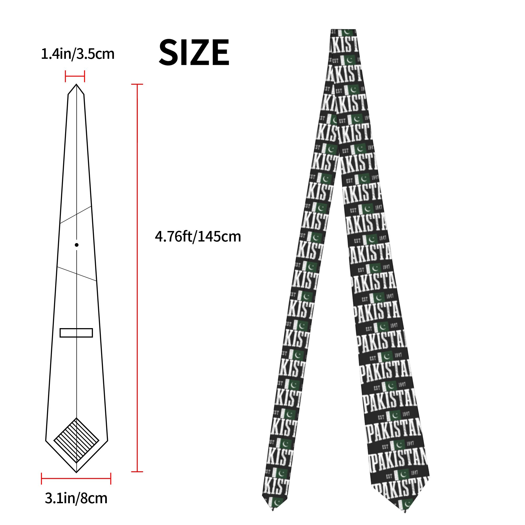 เนคไทผู้ชาย ลายธงชาติปากีสถาน  - Men Accessories In Pakistan บทวิจารณ์และราคา