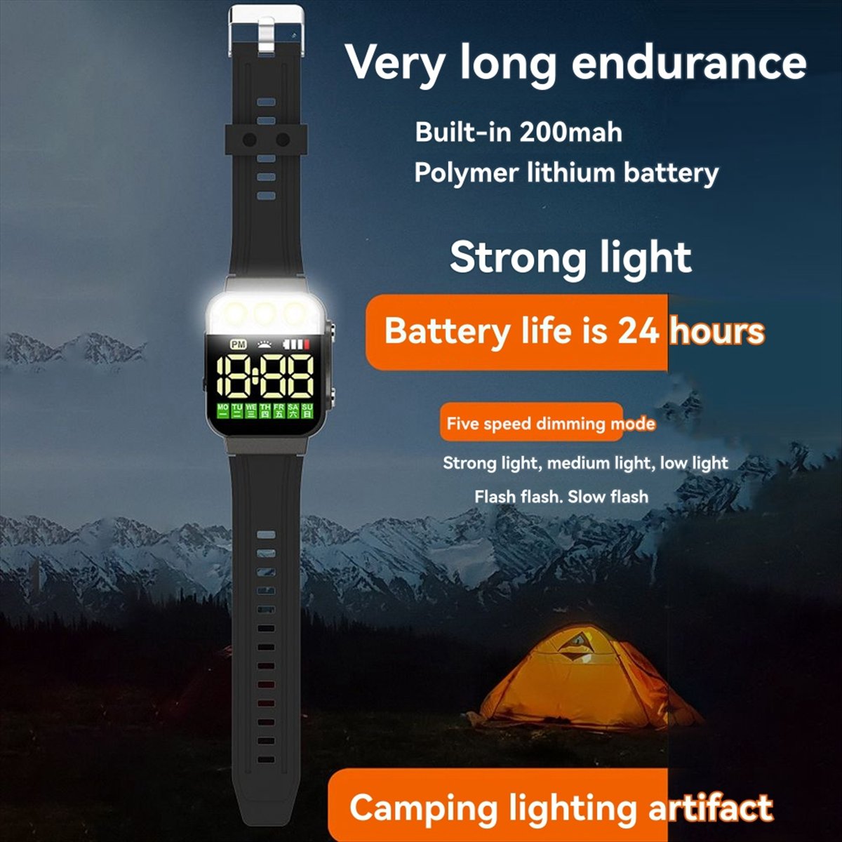 HAPPY DIAN!นาฬิกาอิเล็กทรอนิกส - Men Accessories Gadgets บทวิจารณ์และราคา