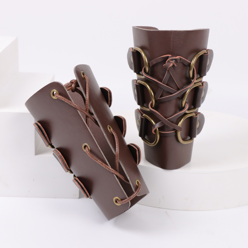 ยิงธนูยุคกลางหนังถุงมือยาว Ste - Medieval Men'S Accessories บทวิจารณ์และราคา