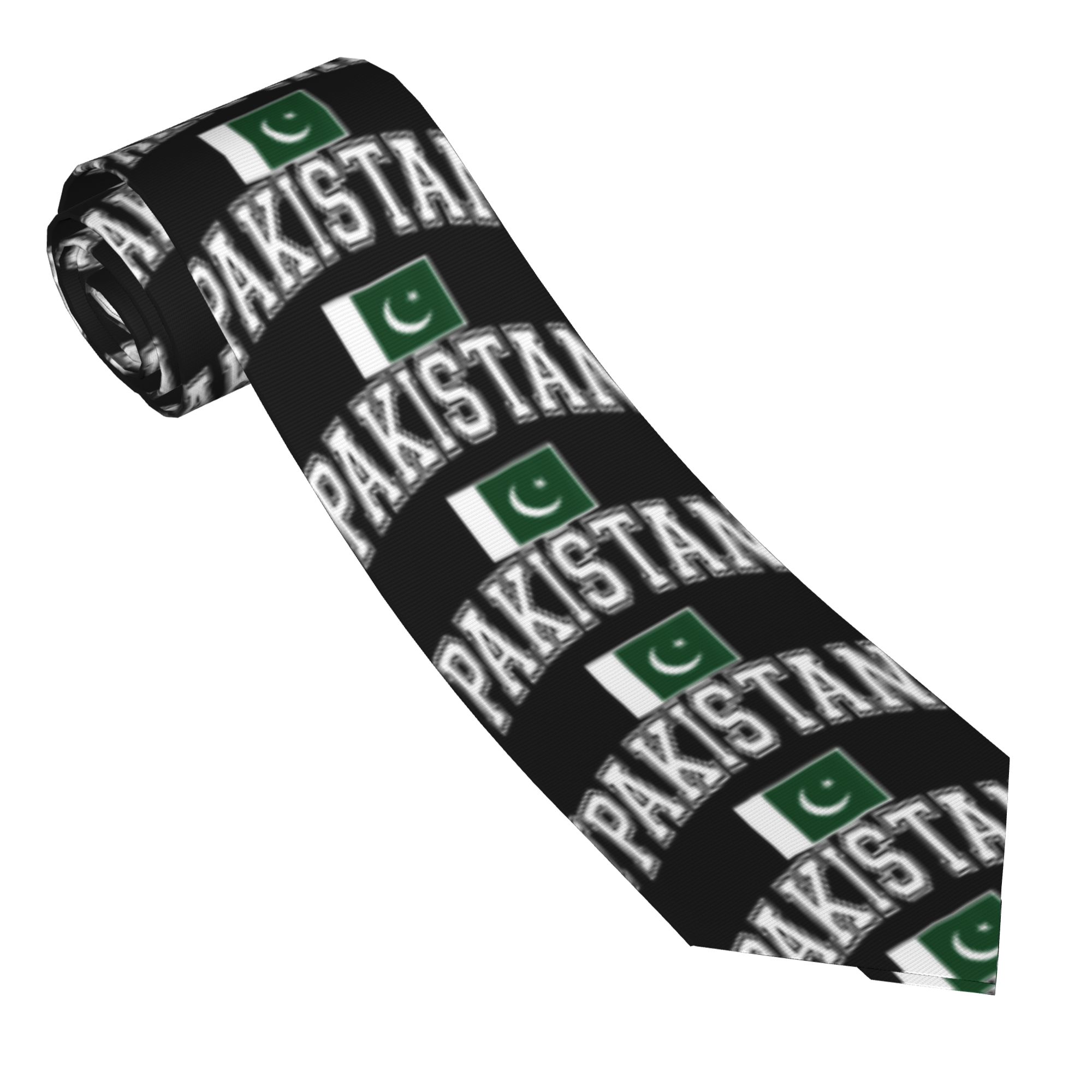 เนคไทลายธงชาติปากีสถาน เนคไทลำ - Men Accessories In Pakistan บทวิจารณ์และราคา