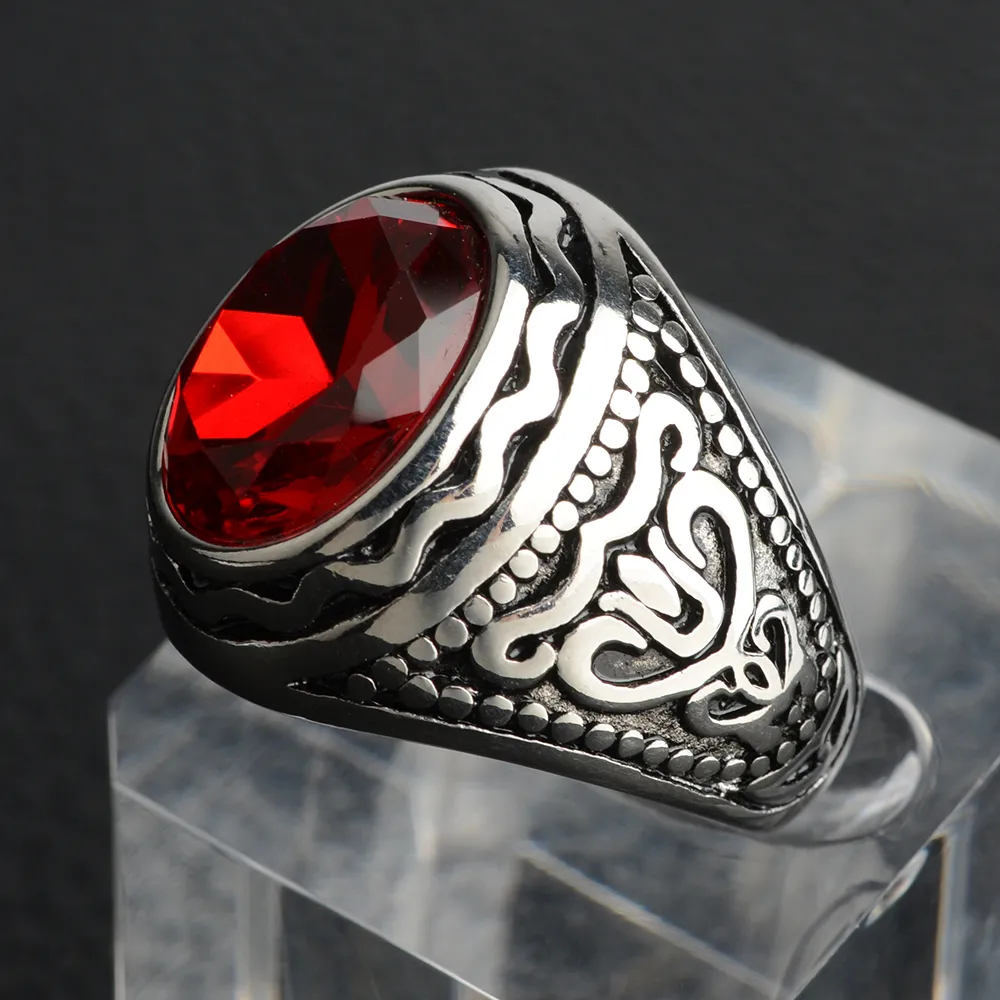 แหวนหินสีน้ำเงินเข้มทำด้วยมือส - Signet Ring Men บทวิจารณ์และราคา