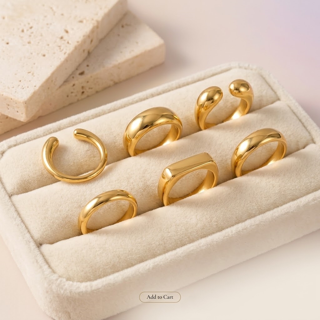 แหวนสแตนเลสสตีลทรงหนา St-Delan - Signet Ring Men บทวิจารณ์และราคา