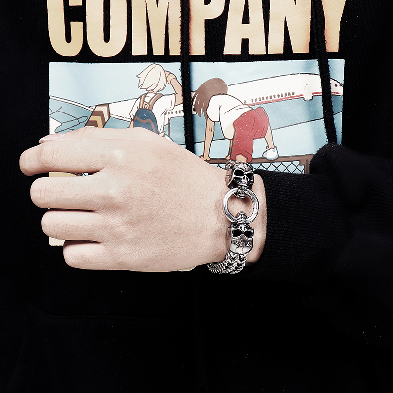 Kalen สร้อยข้อมือสแตนเลสสไตล์พ - Men Accessories Ring And Bracelet บทวิจารณ์และราคา