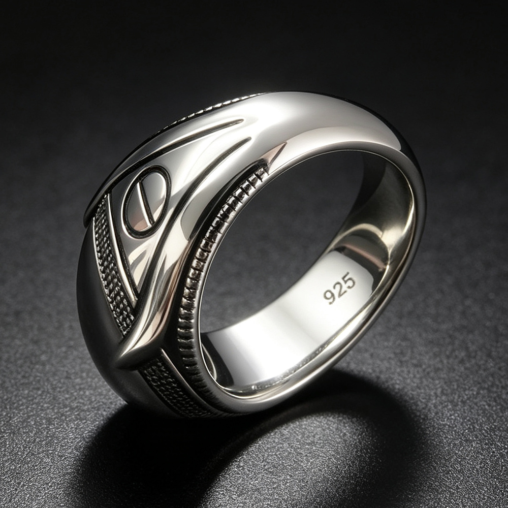 S925 เงินสเตอร์ลิง Agate Signe - Signet Ring Men บทวิจารณ์และราคา