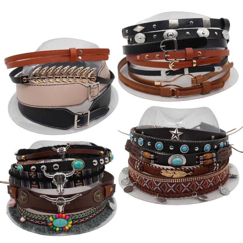 เข็มขัดสไตล์ชาติพันธุ์ย้อนยุค, - Men Accessories Ethnic บทวิจารณ์และราคา