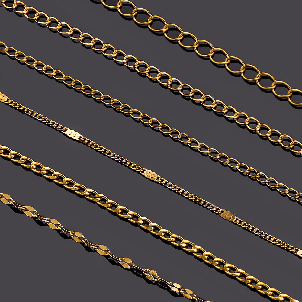 โซ่สแตนเลสสตีลยาว 2 เมตร แบบไข - Men'S Accessories Chain บทวิจารณ์และราคา