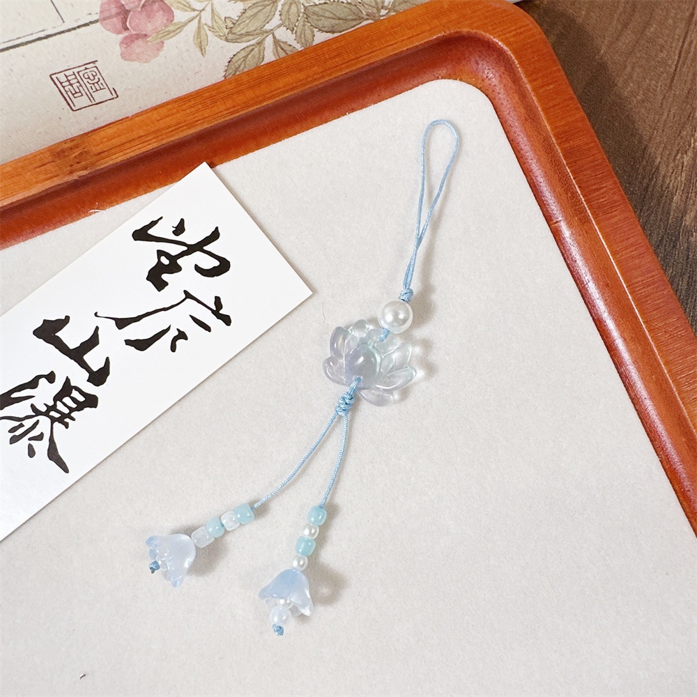 พวงกุญแจลูกปัดลายดอกบัวสไตล์จี - Men Accessories Ethnic บทวิจารณ์และราคา