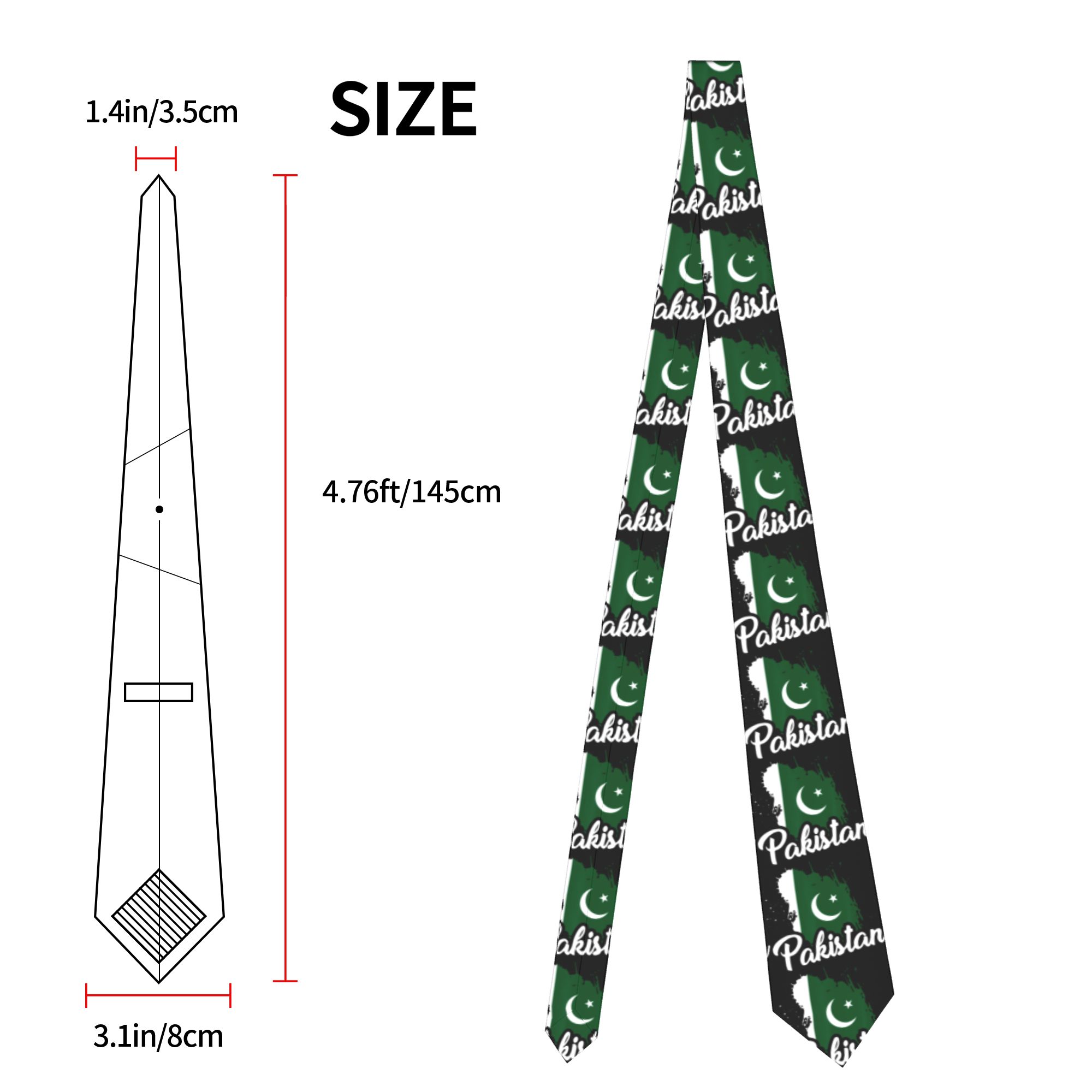 เนคไทผู้ชายลายธงชาติปากีสถาน เ - Men Accessories In Pakistan บทวิจารณ์และราคา