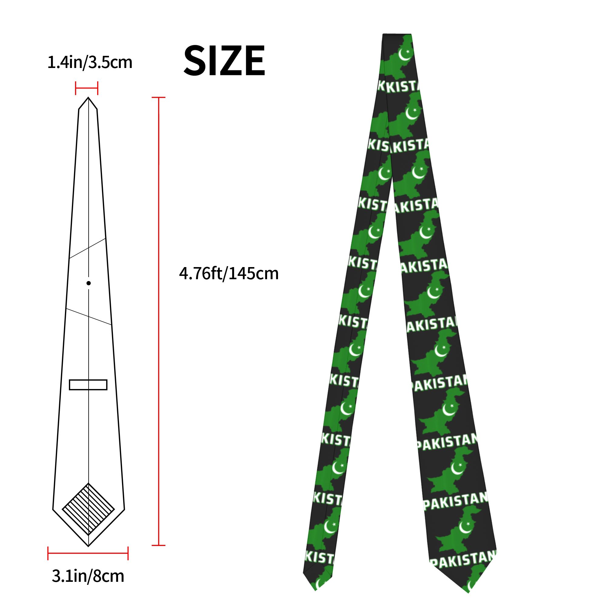 เนคไทผู้ชายลายธงชาติปากีสถาน ส - Men Accessories In Pakistan บทวิจารณ์และราคา