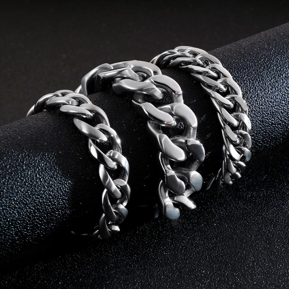 KALEN 22 ซม.สแตนเลสสตีลสร้อยข้ - Men Accessories Ring And Bracelet บทวิจารณ์และราคา