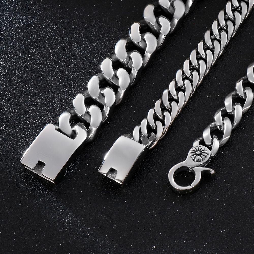 KALEN 22 ซม.สแตนเลสสตีลสร้อยข้ - Men Accessories Ring And Bracelet บทวิจารณ์และราคา