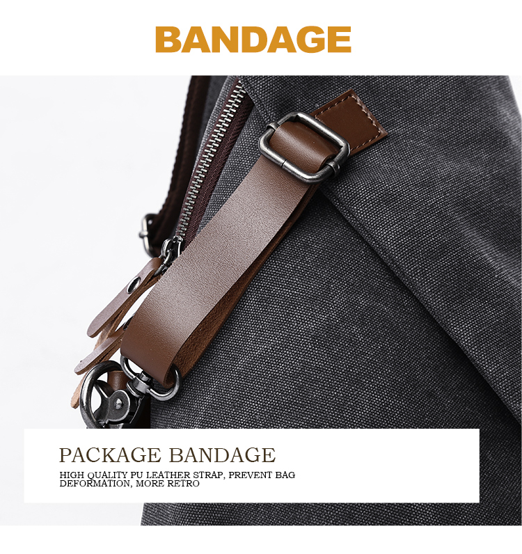 กระเป๋าสะพายข้างผ้าแคนวาสสไตล์ - Men Accessories For Travel บทวิจารณ์และราคา