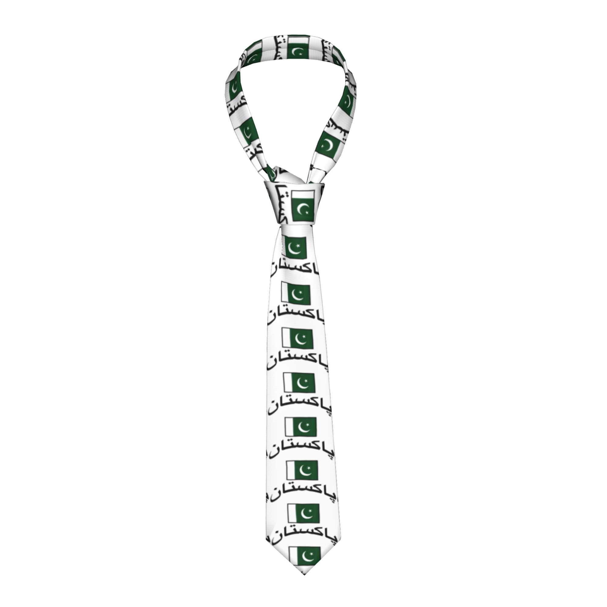 เนคไทลายธงชาติปากีสถาน เนคไทลำ - Men Accessories In Pakistan บทวิจารณ์และราคา
