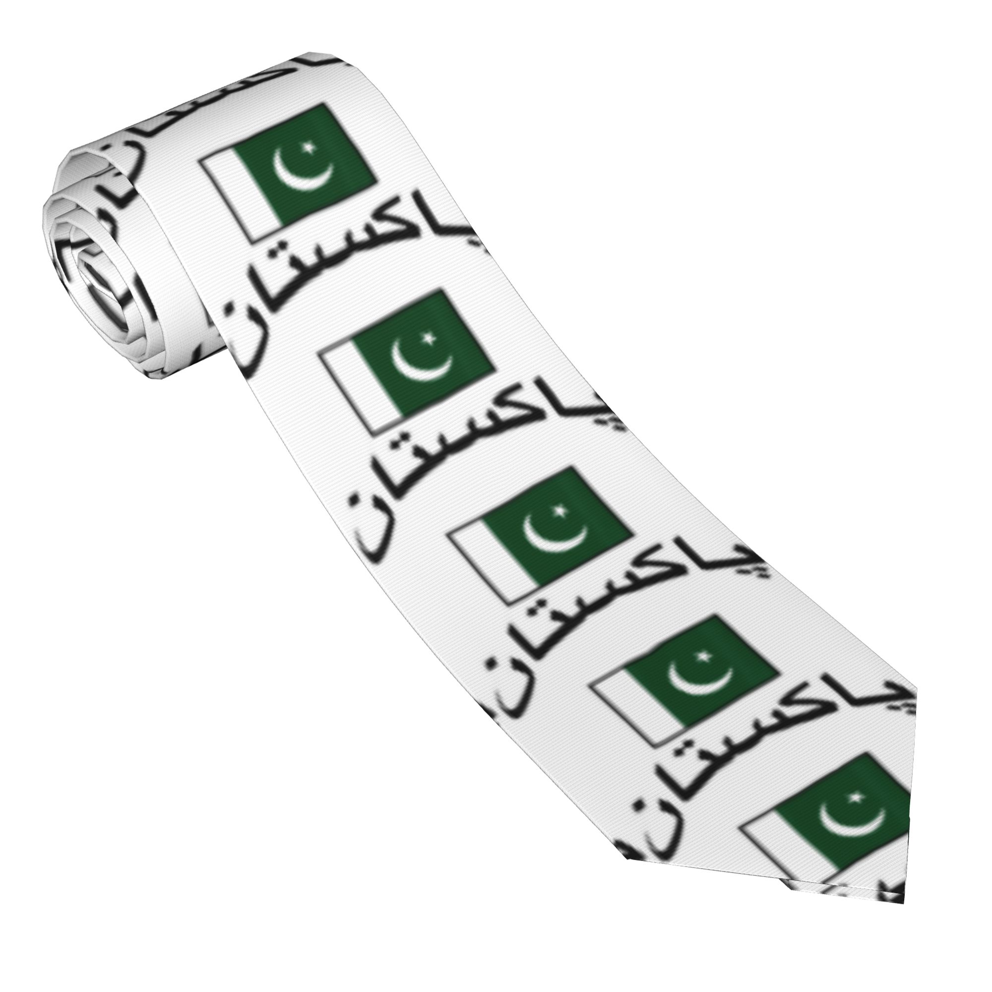 เนคไทลายธงชาติปากีสถาน เนคไทลำ - Men Accessories In Pakistan บทวิจารณ์และราคา