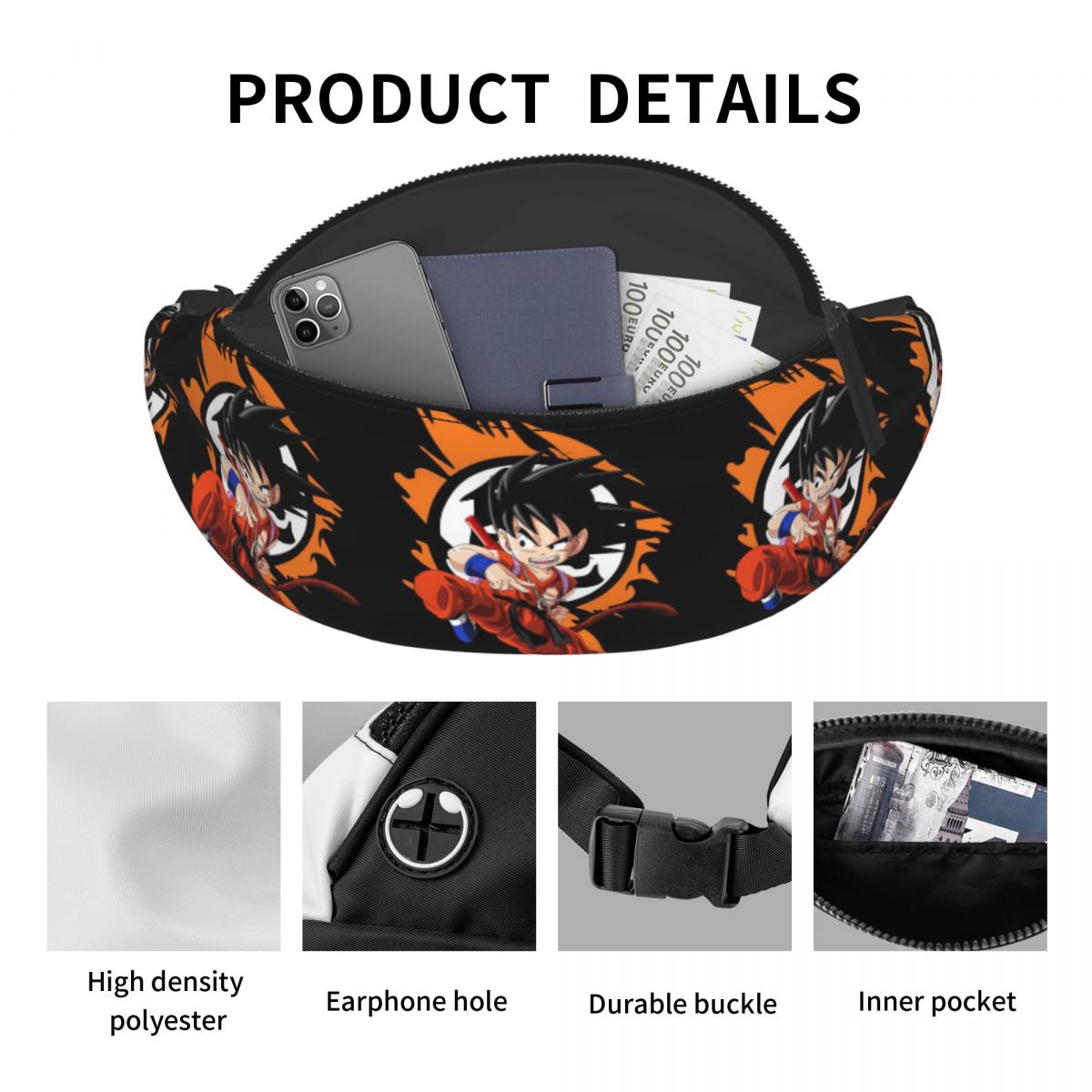 กระเป๋าคาดเอวซุนโกคู Z ลายการ์ - Men Accessories Gadgets บทวิจารณ์และราคา
