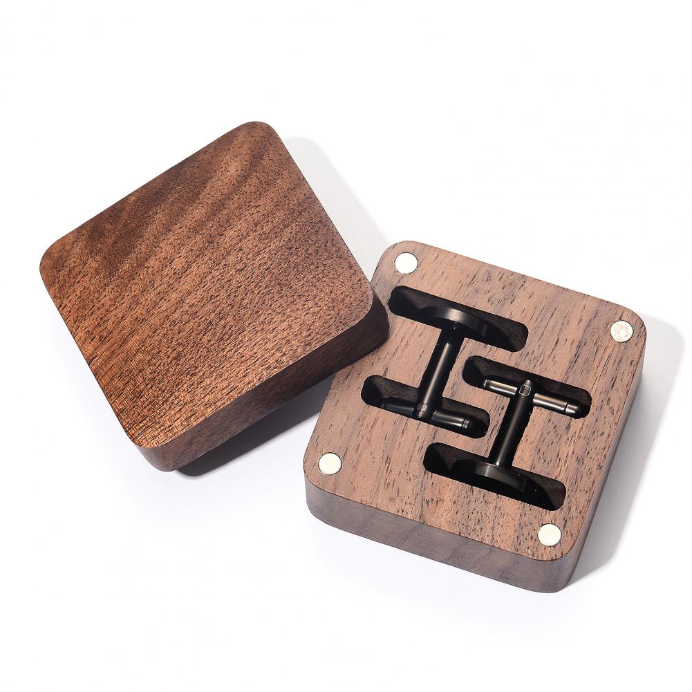 กล่องใส่กระดุมข้อมือไม้วอลนัท  - Cufflink Box Set บทวิจารณ์และราคา
