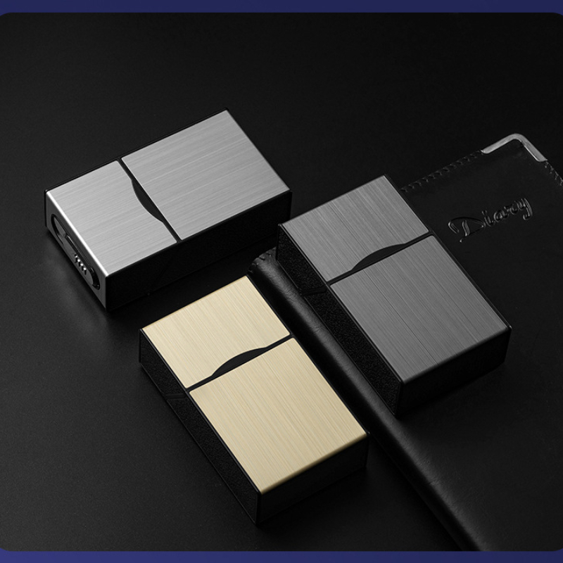 2 In 1 20 กรณีบุหรี่ไฟแช็ก USB - Men Accessories Gadgets บทวิจารณ์และราคา