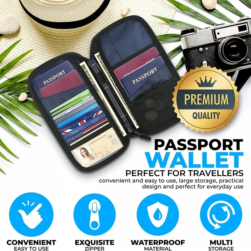 น้ําหนักเบาครอบครัวหนังสือเดิน - Men'S Accessories Wallet บทวิจารณ์และราคา