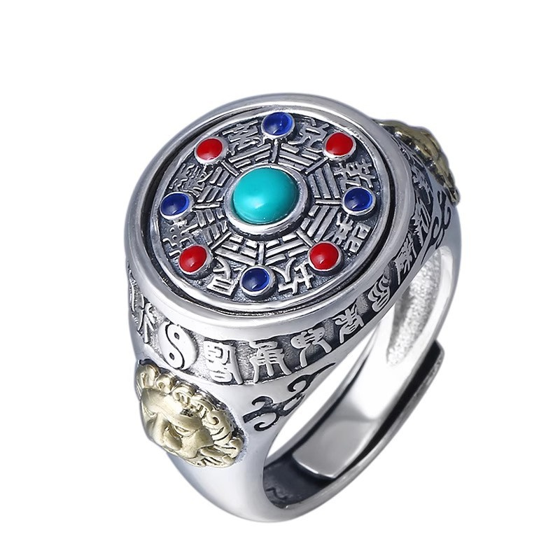 แหวนเคลือบสีสไตล์ชาติพันธุ์ เค - Men Accessories Ethnic บทวิจารณ์และราคา