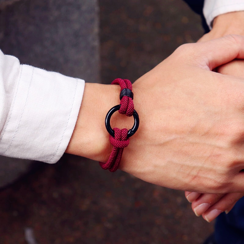 ใหม่ Fahion สร้อยข้อมือเชือกปี - Men Accessories Ring And Bracelet บทวิจารณ์และราคา