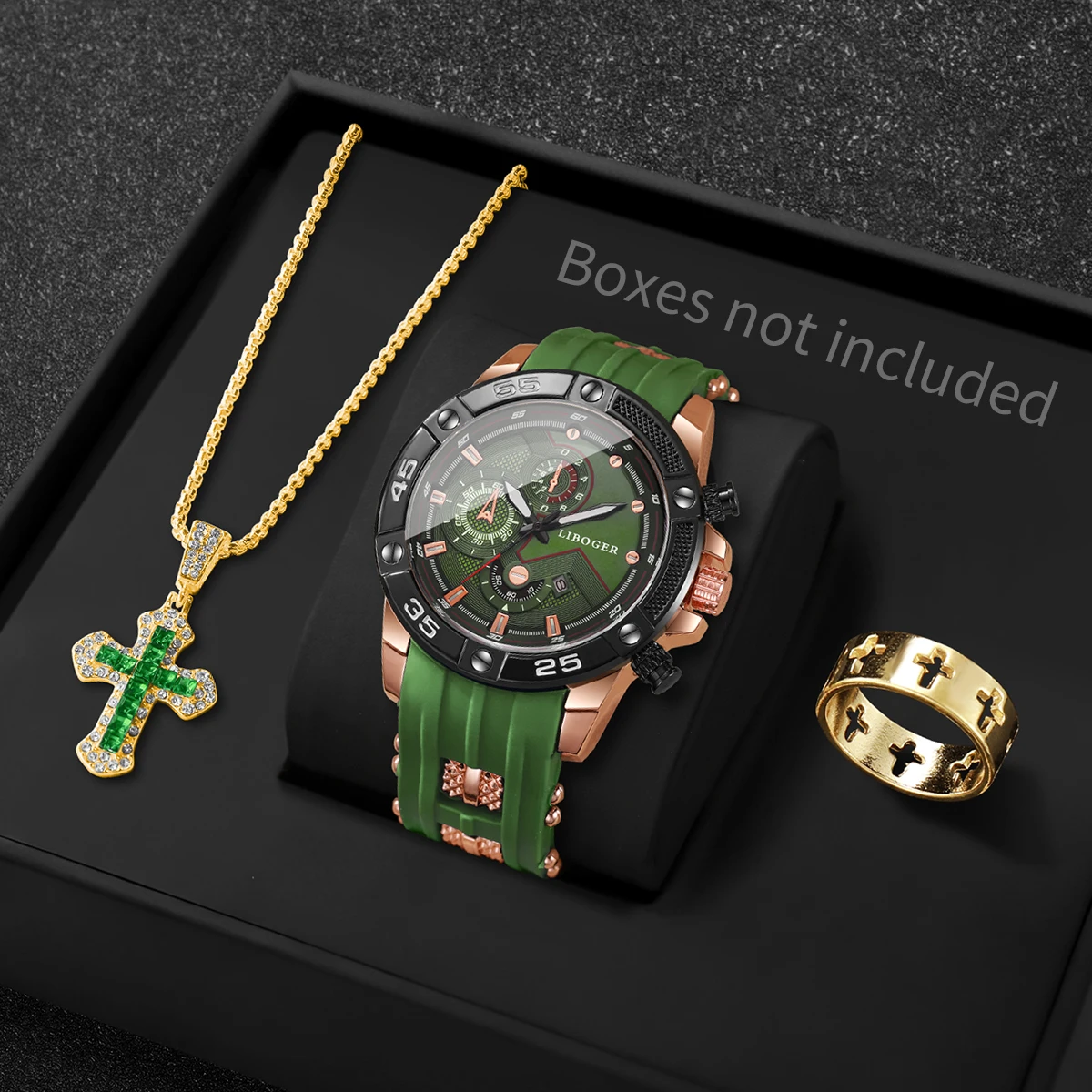 3 ชิ้น/ชุด นาฬิกาสปอร์ตแฟชั่นส - Men Accessories Gadgets บทวิจารณ์และราคา