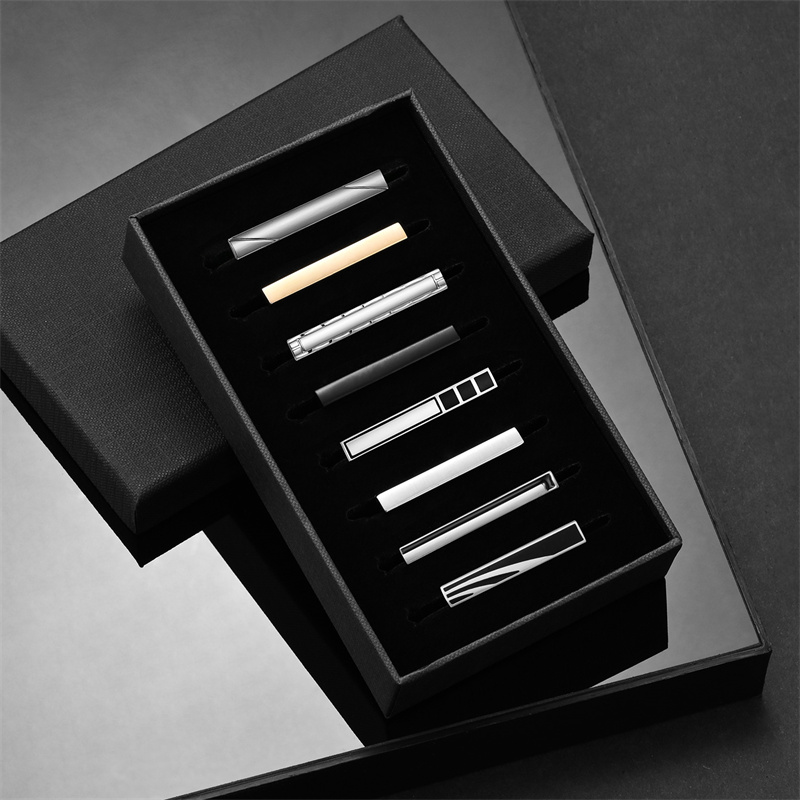 8 PCS สั้น Tie คลิปชุดของขวัญก - Cufflink Box Set บทวิจารณ์และราคา