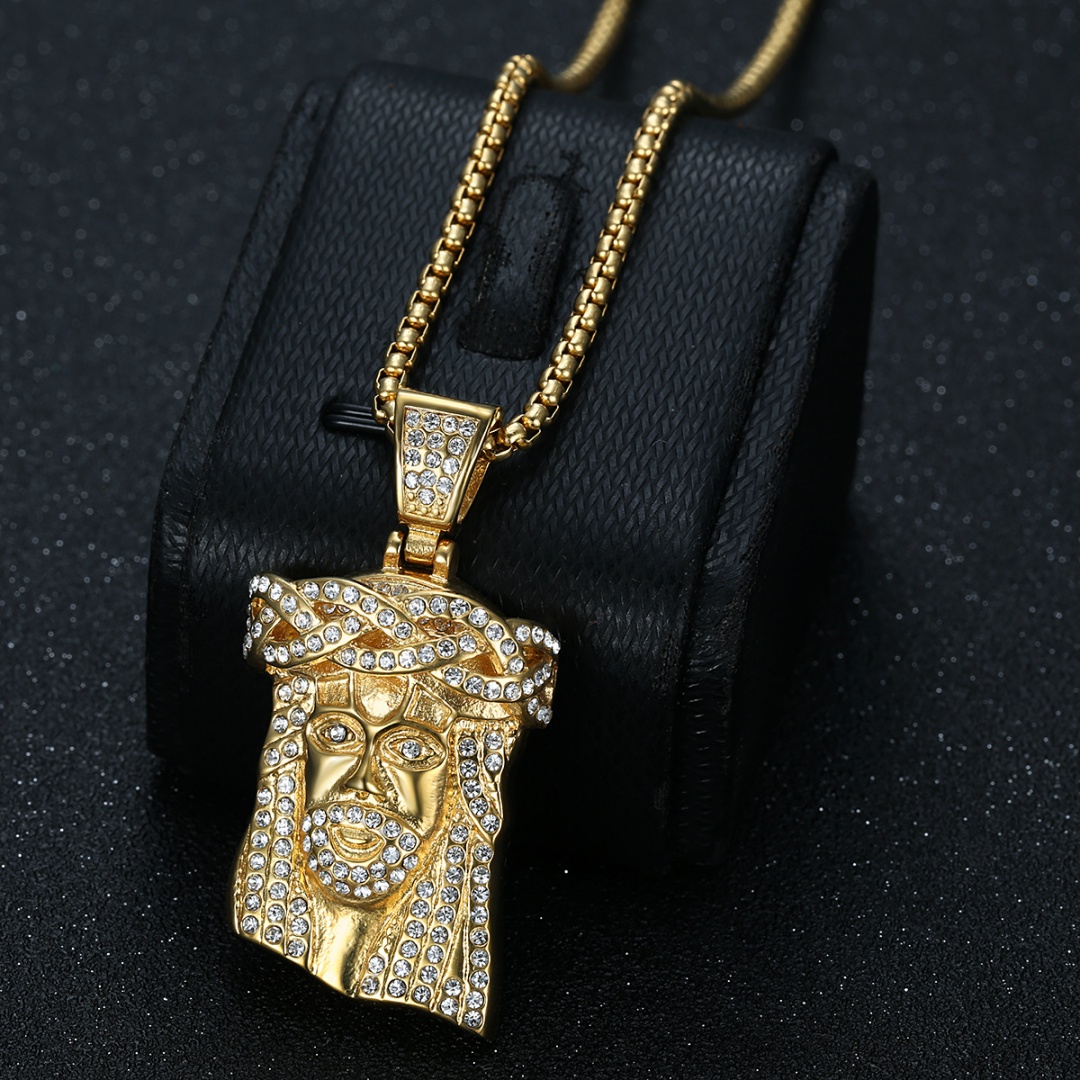 จี้พระเยซูคริสต์ประดับเพชรคิวบ - Men'S Accessories And Jewelry บทวิจารณ์และราคา