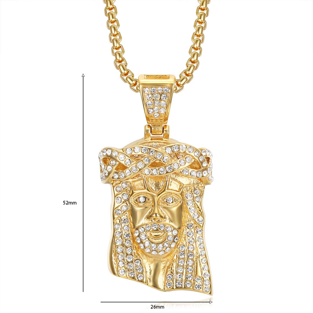 จี้พระเยซูคริสต์ประดับเพชรคิวบ - Men'S Accessories And Jewelry บทวิจารณ์และราคา