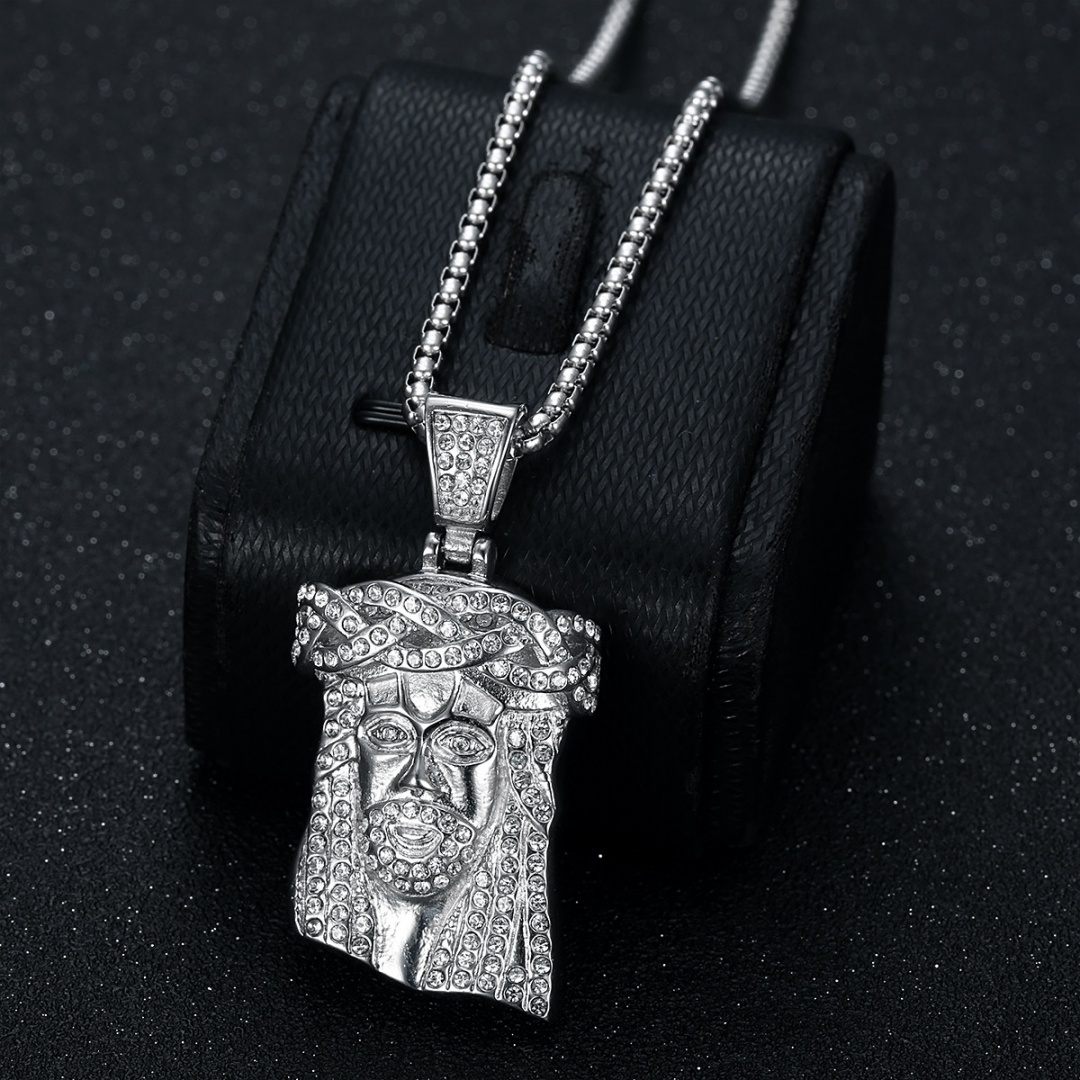 จี้พระเยซูคริสต์ประดับเพชรคิวบ - Men'S Accessories And Jewelry บทวิจารณ์และราคา