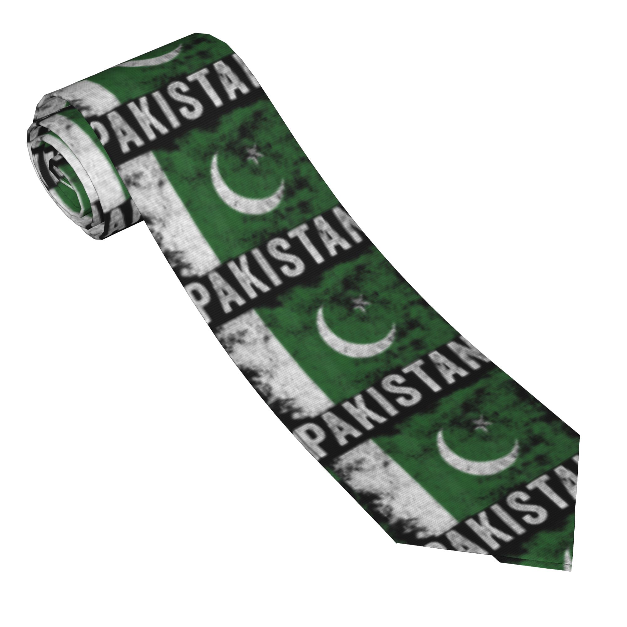 เนคไทลายธงชาติปากีสถานแบบดิสเท - Men Accessories In Pakistan บทวิจารณ์และราคา